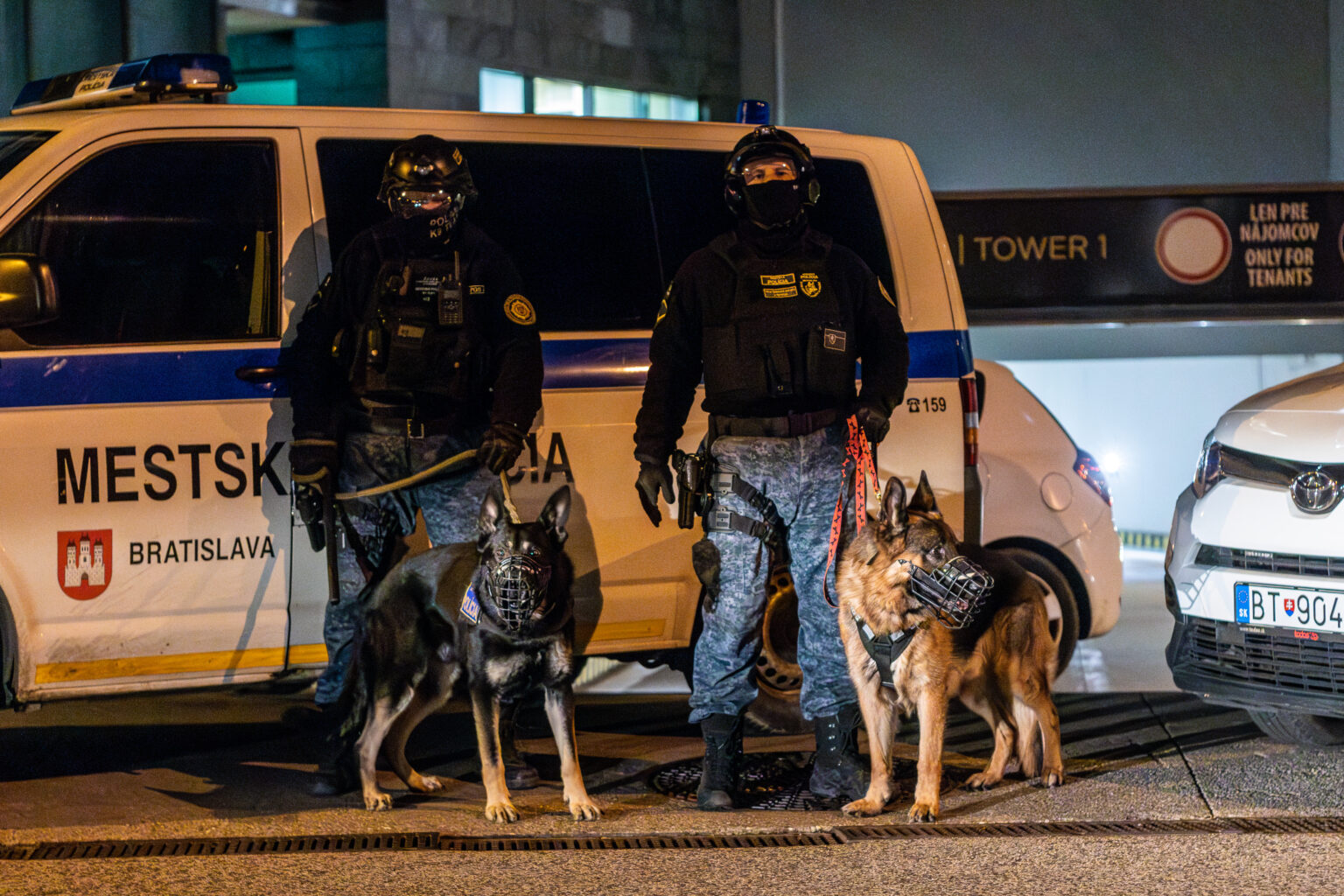 Bratislavskí mestskí policajti dohliadajú na verejný poriadok počas masových podujatí. Foto: Mestská polícia Bratislava