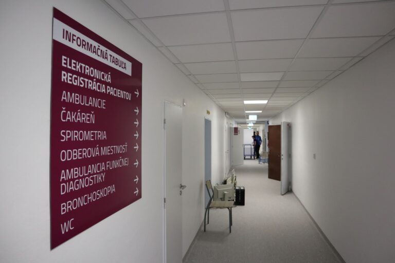 Pracovisko pneumológie a ftizeológie sťahujú do nových priestorov žilinskej nemocnice