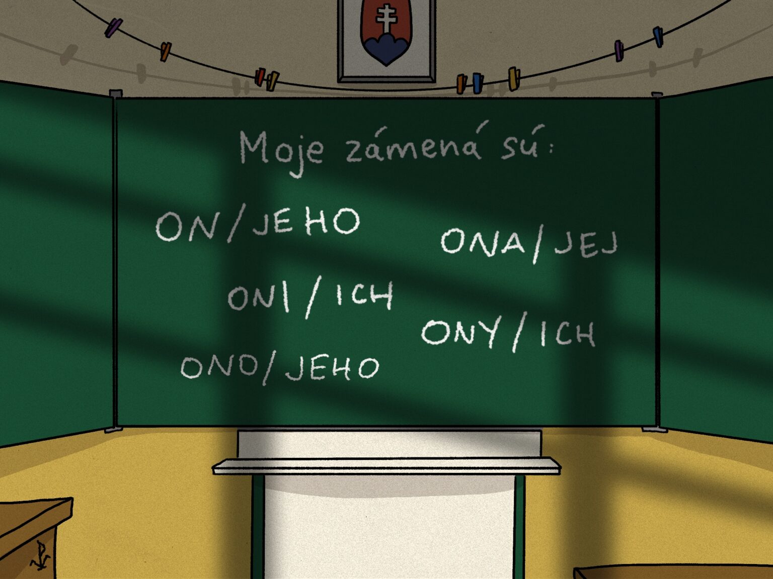 Ilustračná grafika. Autor: Vladimír Palša