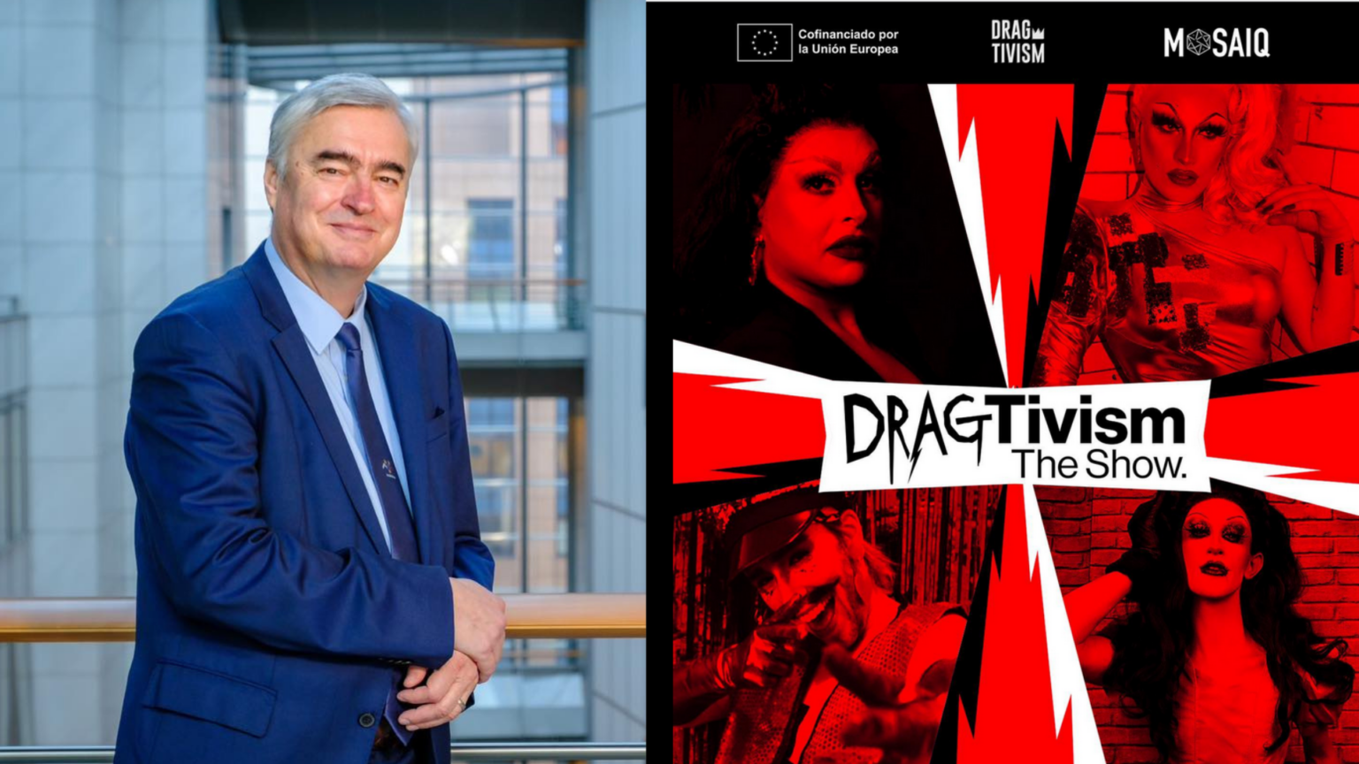 Vľavo: Milan Zver. Vpravo: propagačný plagát k záverečnému podujatiu mládežníckeho workshopu Dragtivism 3.0. Zdroj: reprofoto Facebook a Instagram