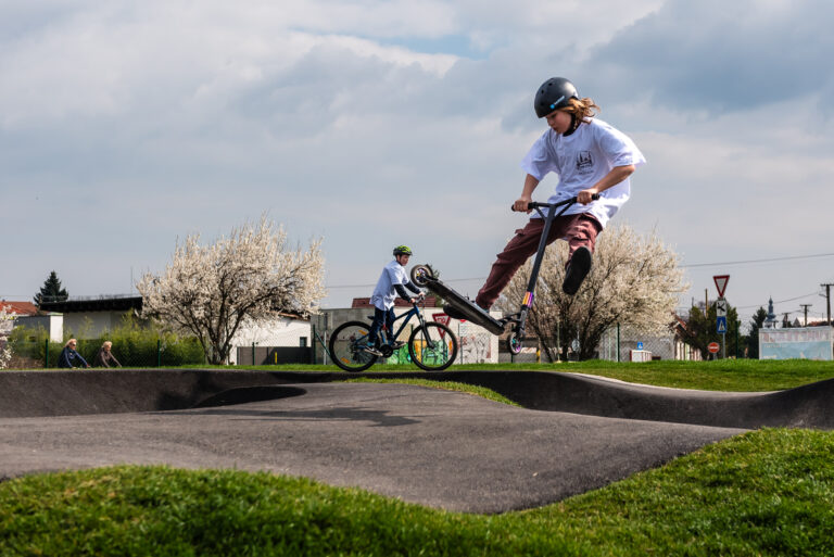 Pumptracková dráha v Pezinku. Foto: Bratislavský samosprávny kraj