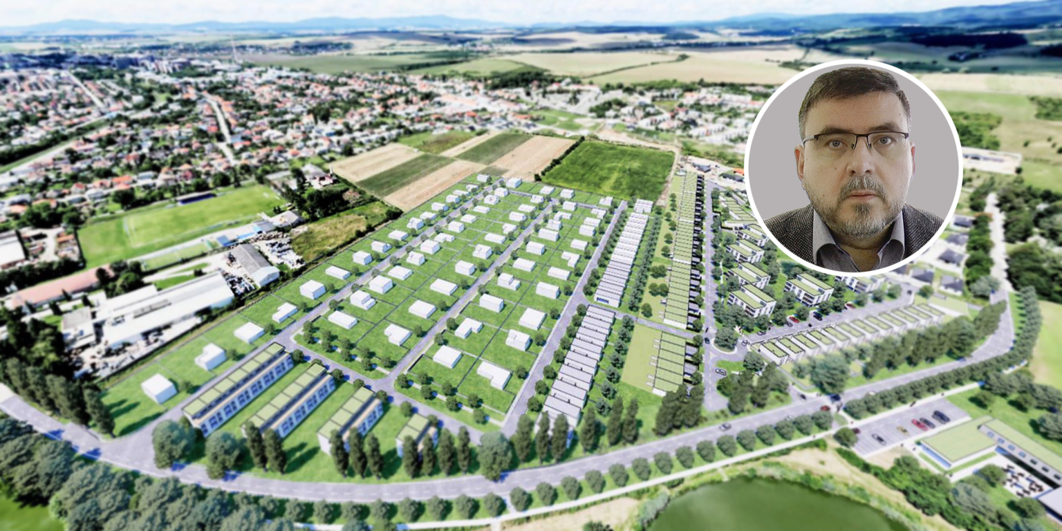 Partizánske sa pripravuje na stavebný boom. Na viacerých lokalitách vyrastú stovky moderných bytov a rodinných domov. Foto: Stanislav Vavro