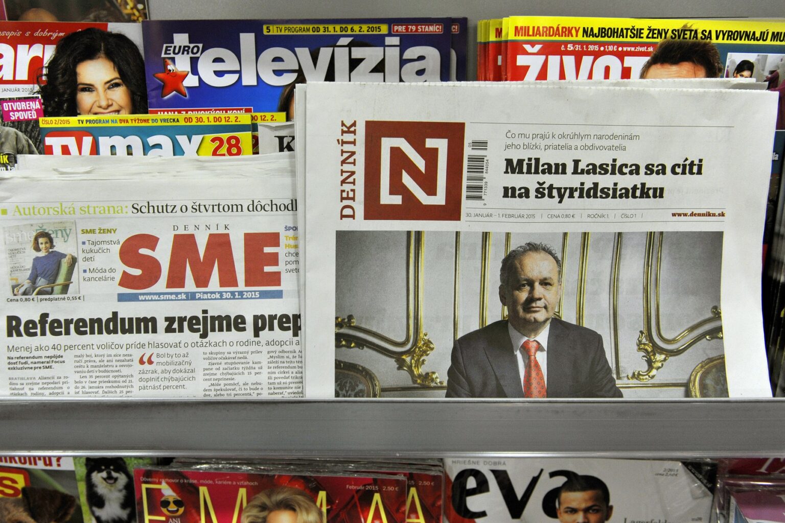 Tlač v obchode. Foto: Profimedia.sk