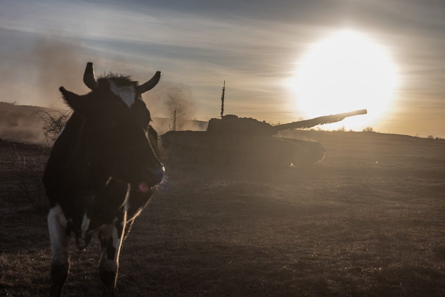 Ukrajinský tank v Doneckej oblasti. Foto: Profimedia.sk