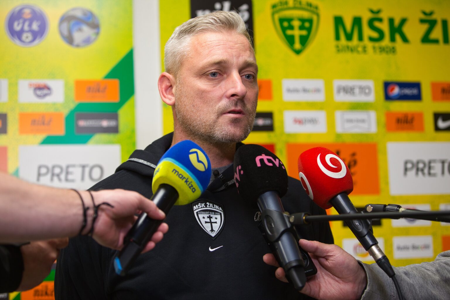 Na snímke nový tréner futbalového klubu MŠK Žilina Michal Ščasný.  Foto: TASR/ Daniel Stehlík