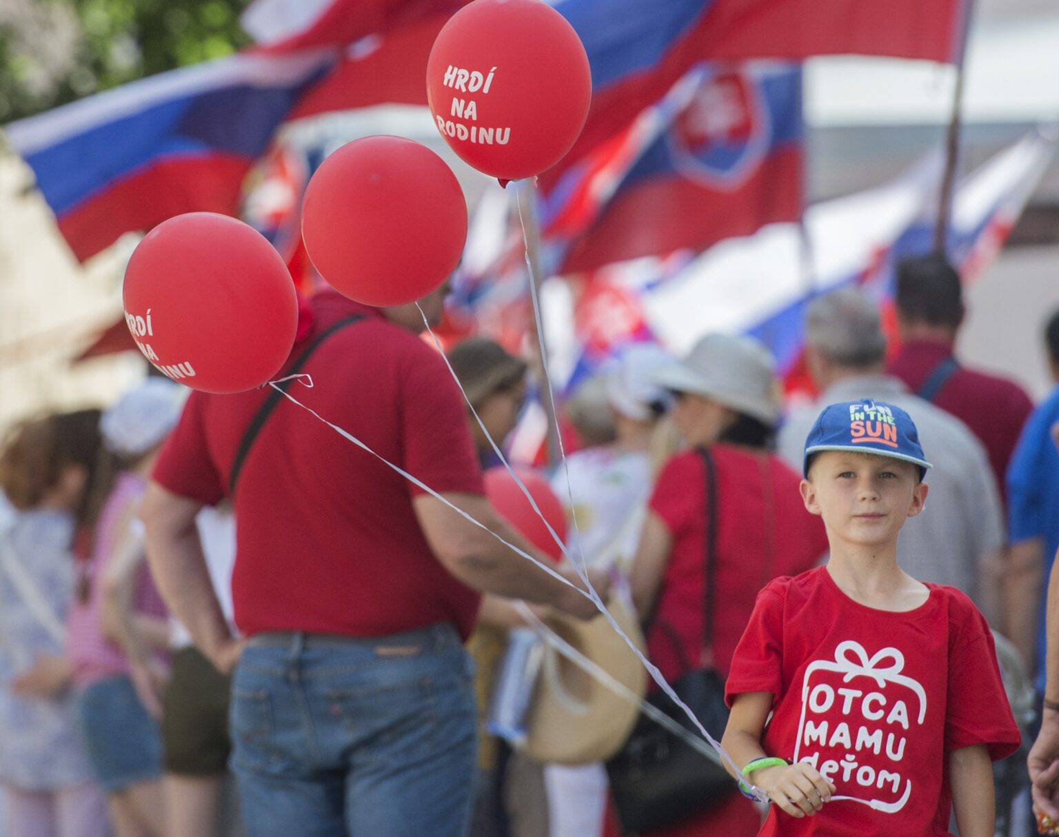 Pochod Hrdí na rodinu v Bratislave 20. júla 2019. Foto: Martin Baumann/TASR