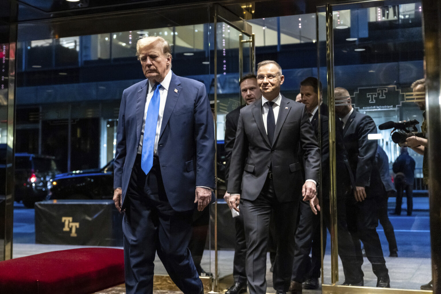 Donald Trump a Andrzej Duda. Foto: TASR/AP