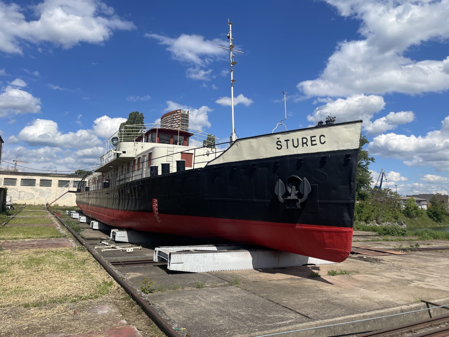 Remorkér Šturec bol vyrobený tou istou technológiou ako Titanic. Foto: Miroslava Pavlíková