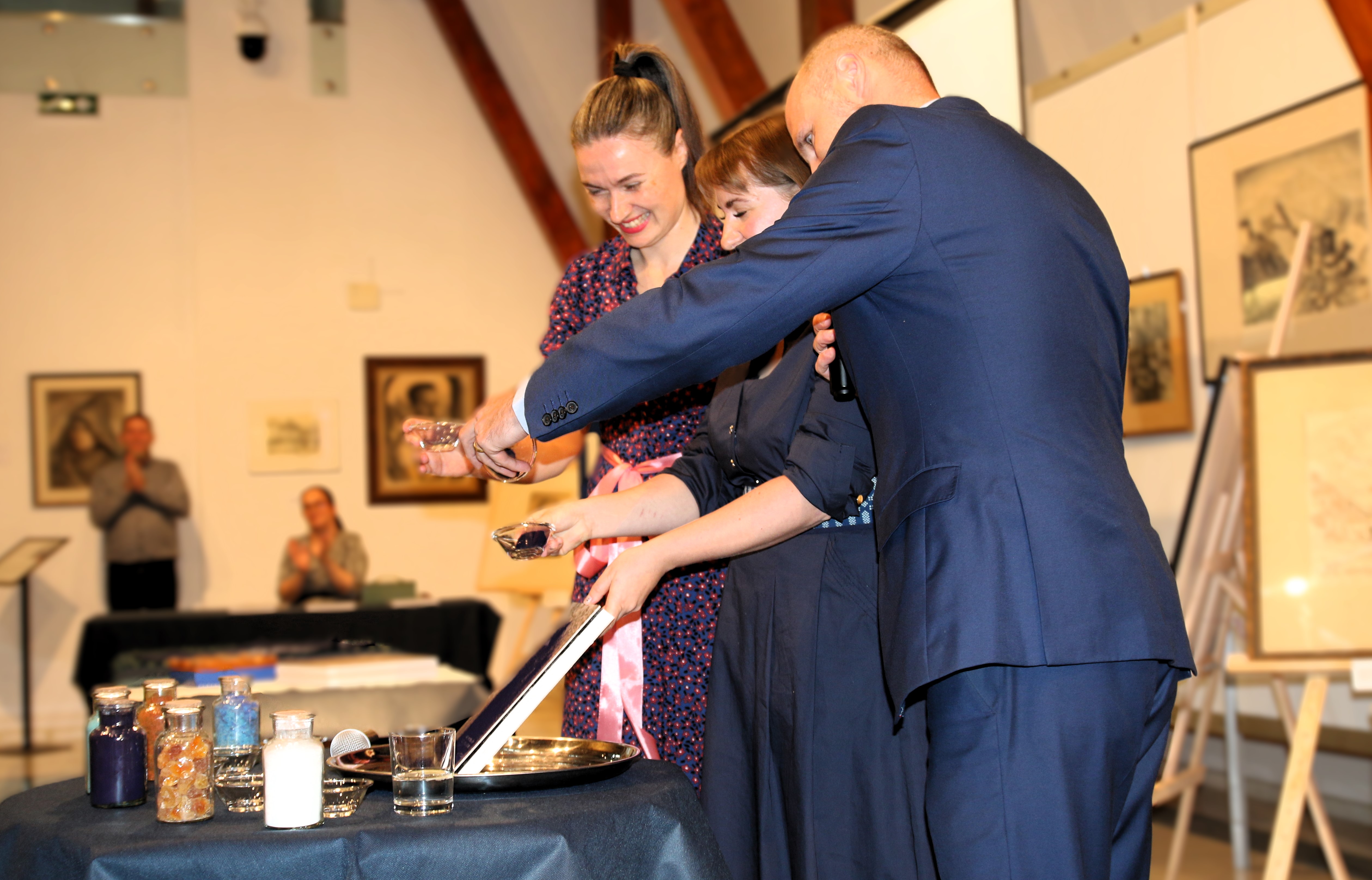 Modrotlač ako ďalší Košický poklad. Vo Východoslovenskom múzeu boli krstiny