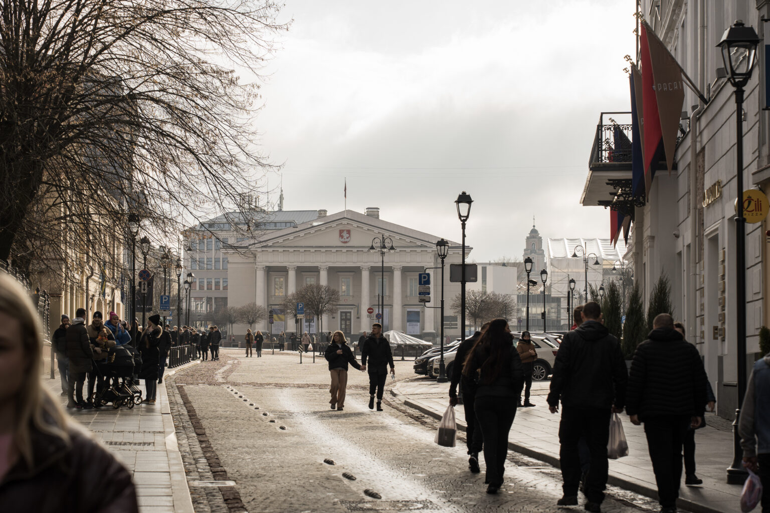 Vilnius sa stal centrom ruskej politickej opozície. Foto: Andrej Vasilenko pre New York Times