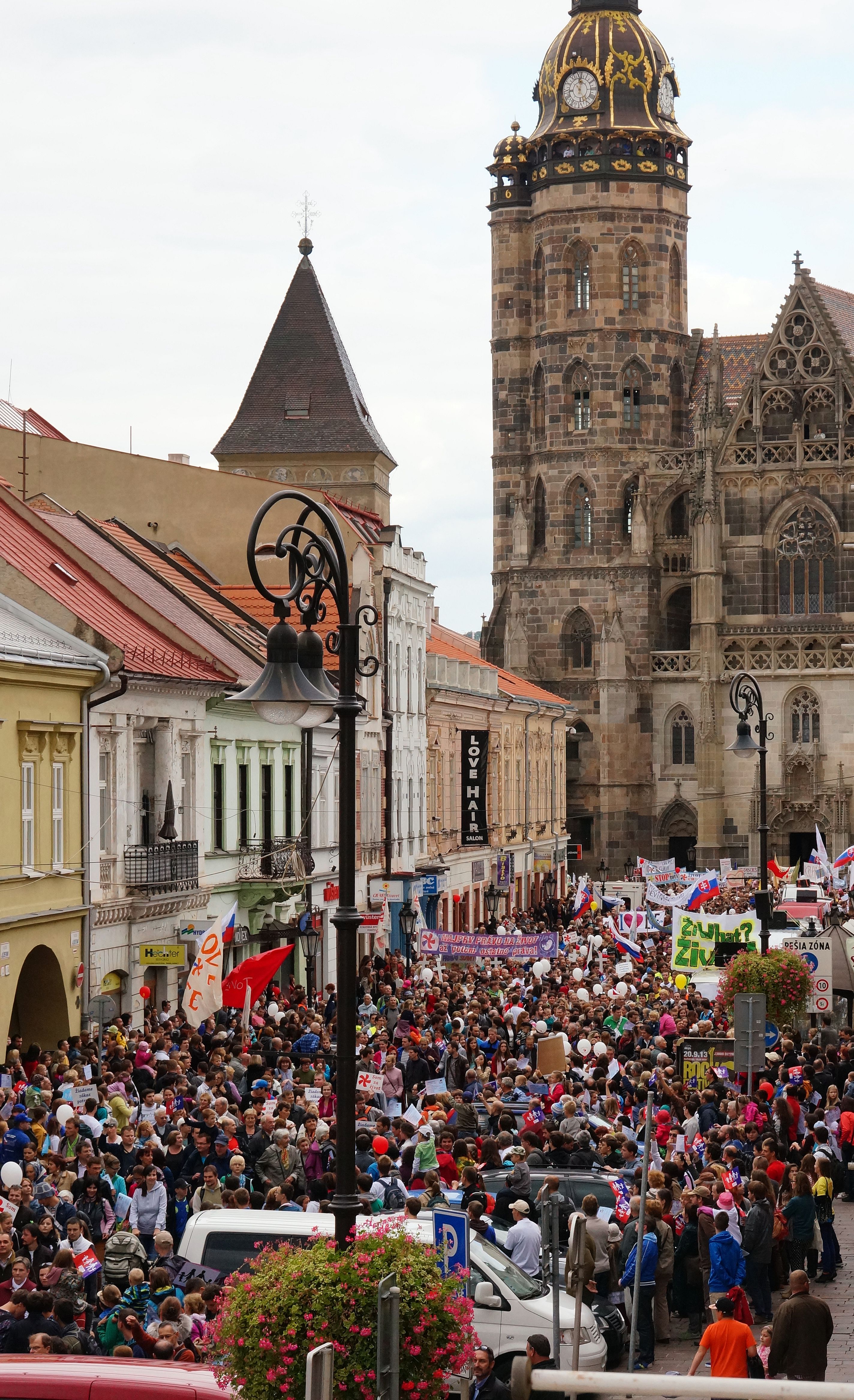 S akými obmedzeniami rátať počas nedeľňajšieho pochodu za život v Košiciach?