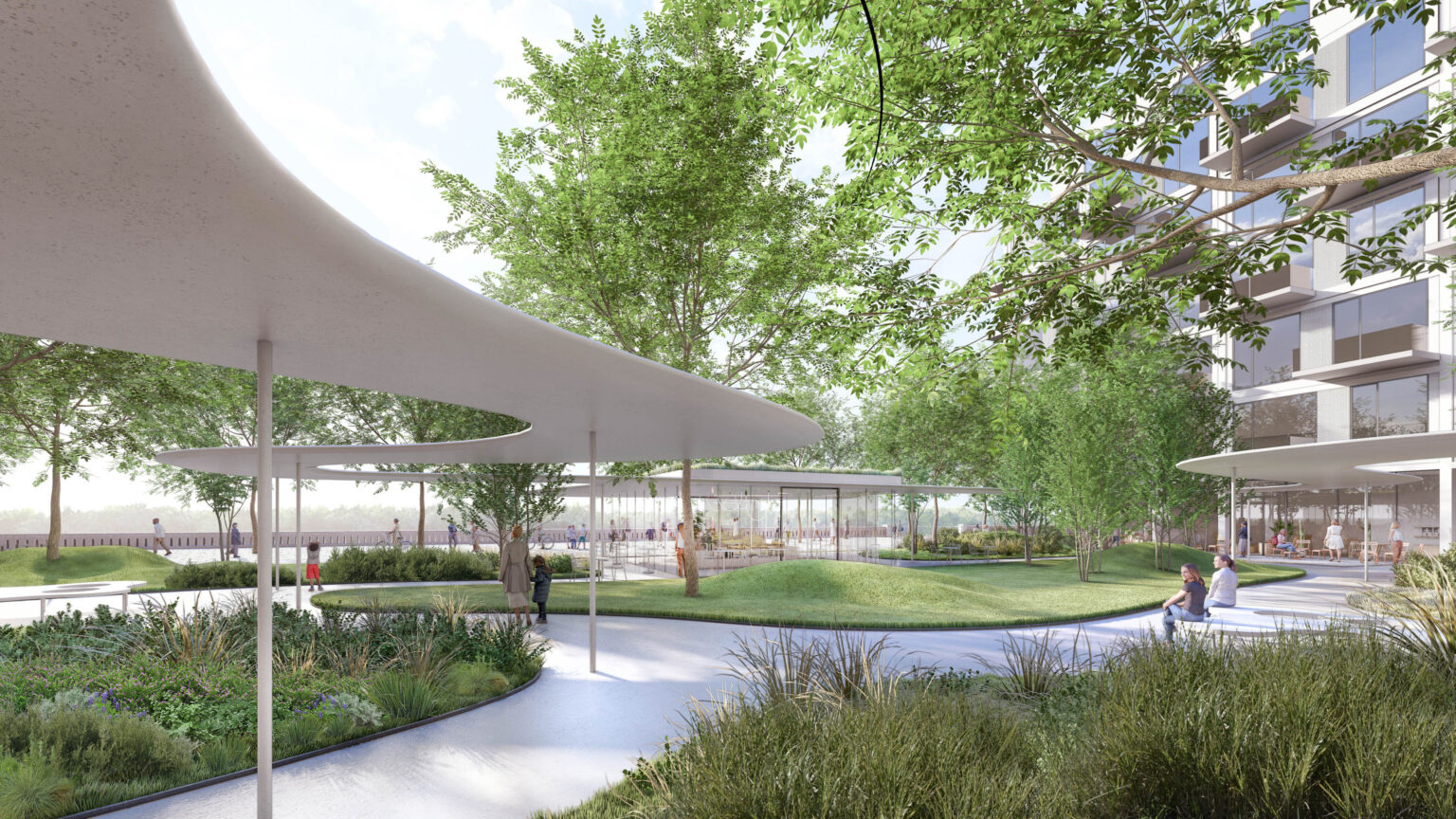 Parkové námestie na nábreží Dunaja sa dočkalo budúcej podoby