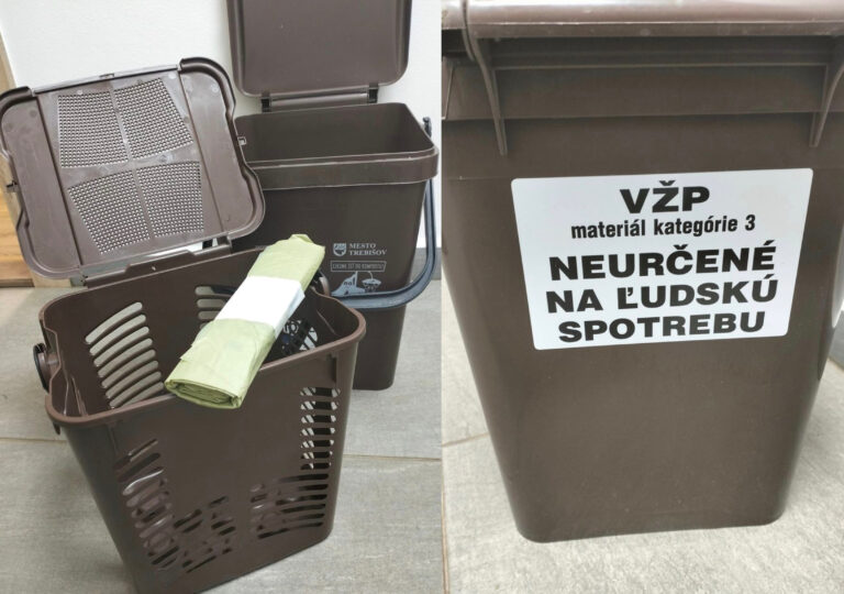 A môže sa recyklovať. Trebišov rozdáva štartovacie balíčky na zber kuchynského odpadu
