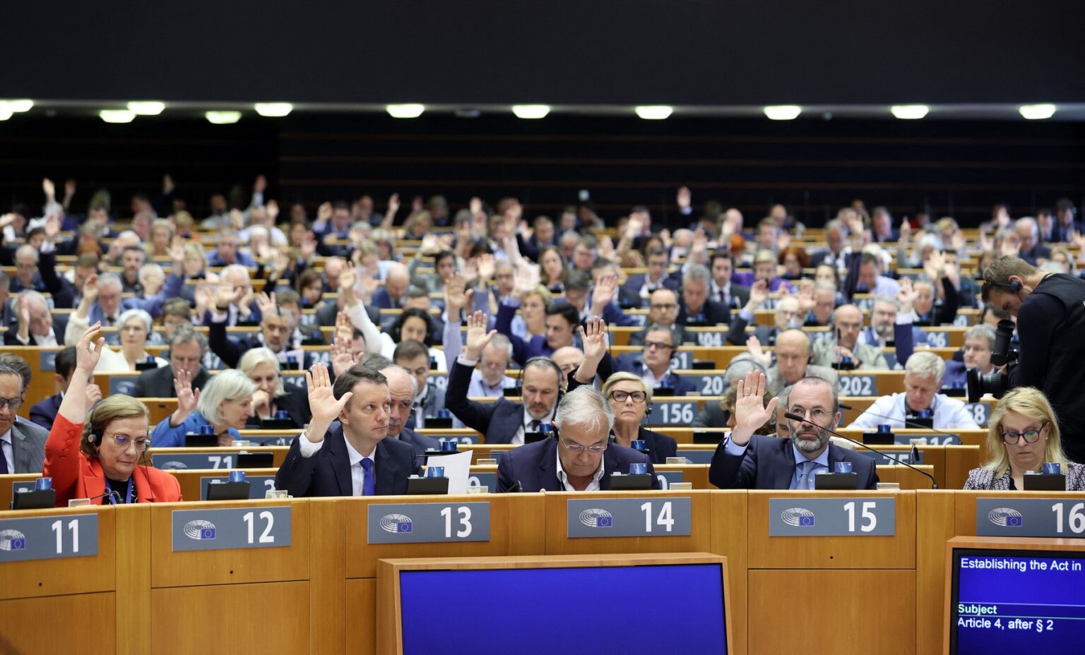 Hlasovanie v európskom parlamente. Foto: Profimedia.sk