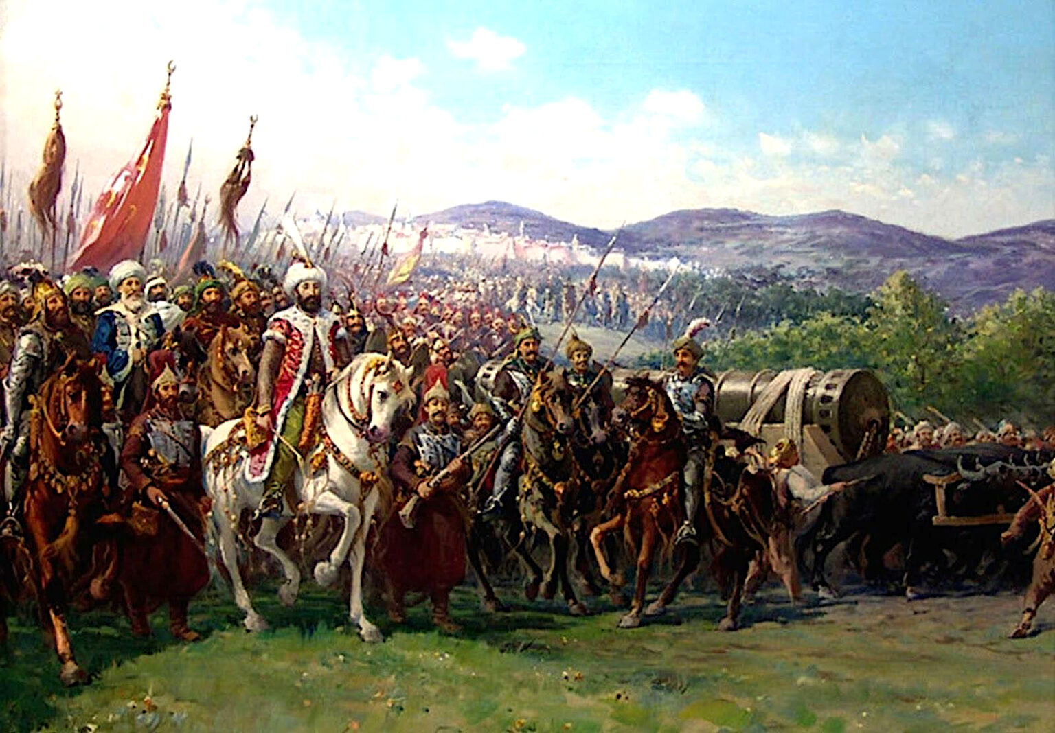 Mehmed použil pri obliehaní Konštantínopola aj obereovské delo - bombardu. Foto: wikimedia.org