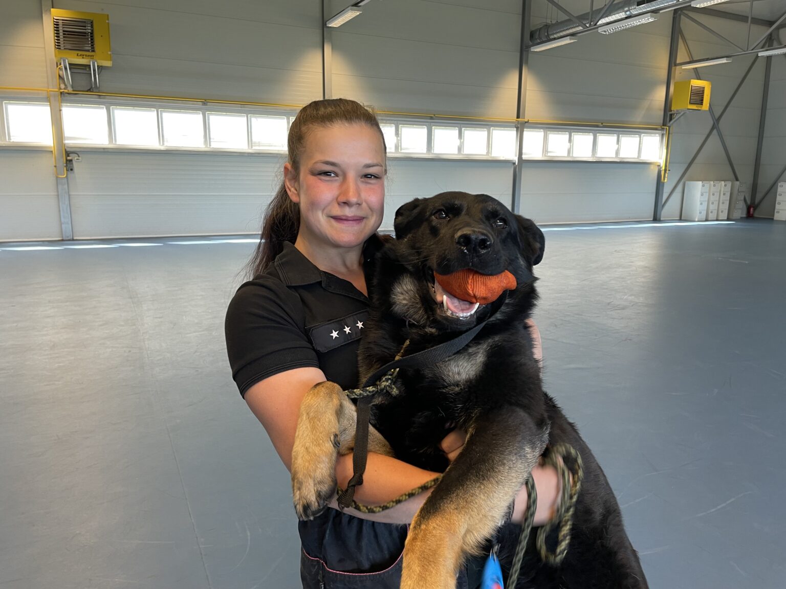 Výcvik služobných psov v   Devínskej Novej Vsi. Foto: Miroslava Pavlíková