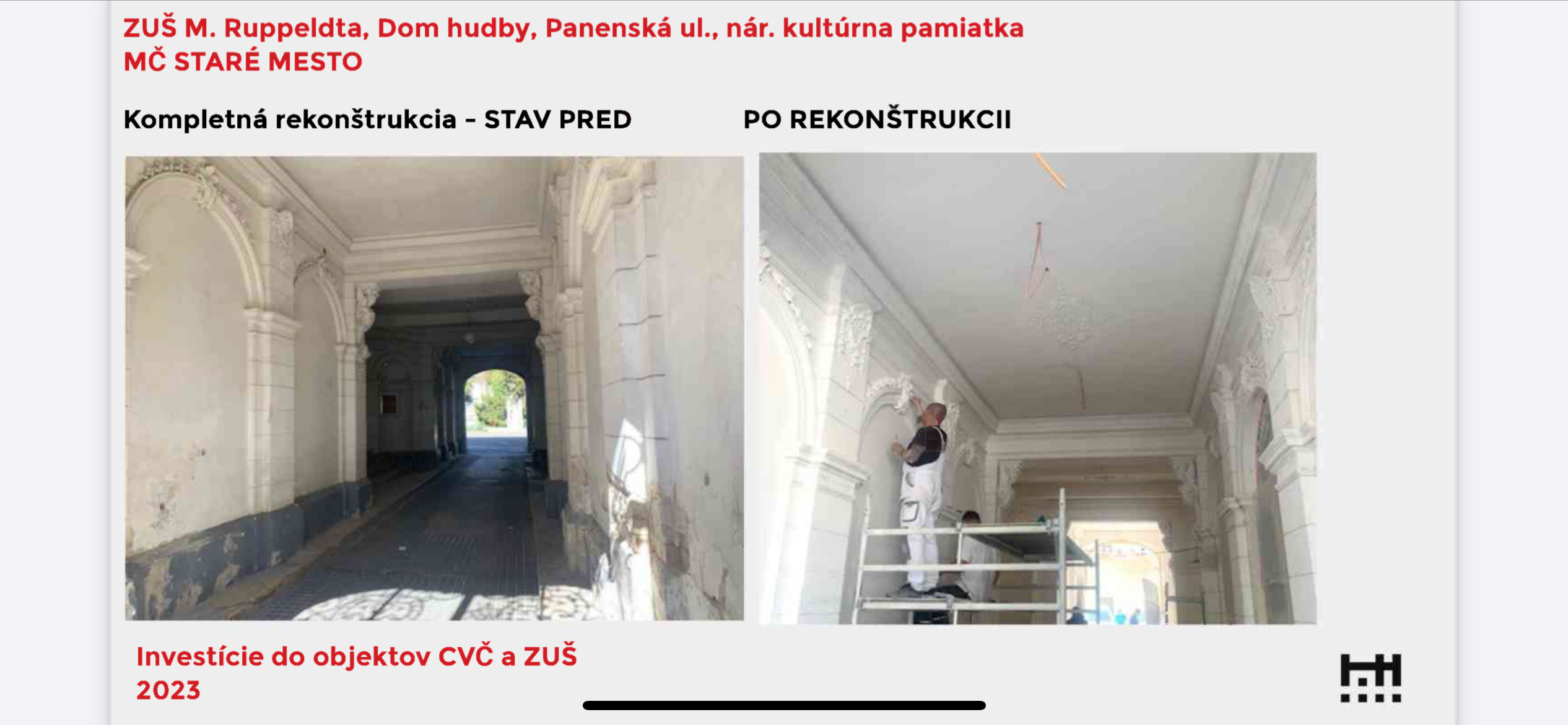 ZUŠ Miloša Ruppeldta v Dome hudby na Panenskej ulici. Foto: zdroj/mesto Bratislava