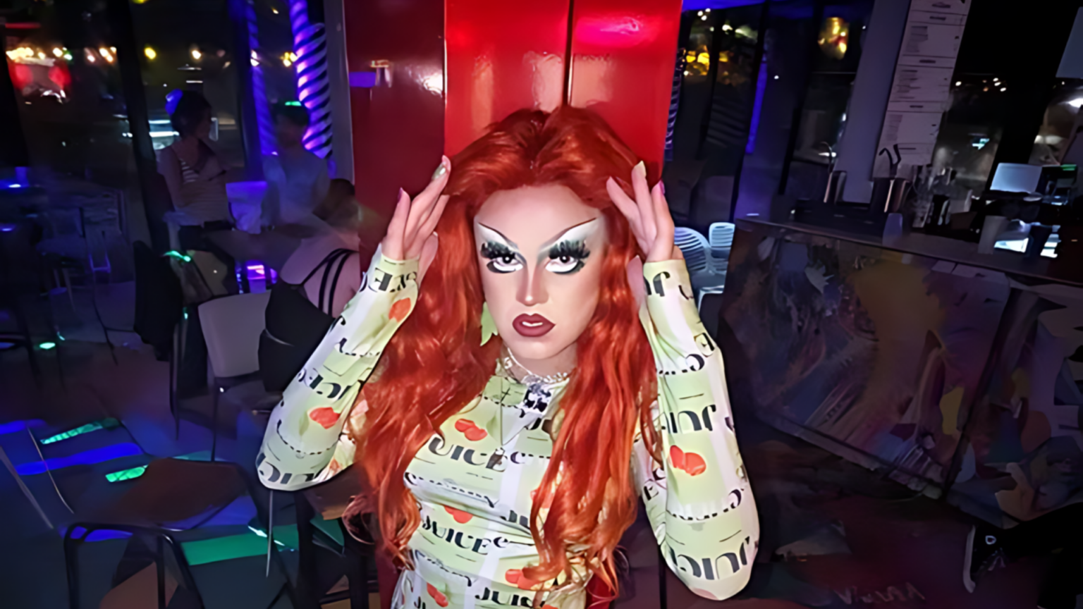 Drag queen, ktorý si hovorí Minima Gesté. Reprofoto Instagram