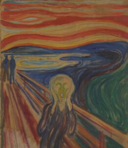 Ako som čakala na oblohu z Výkriku alebo obraz, ktorý inšpiroval aj emoji