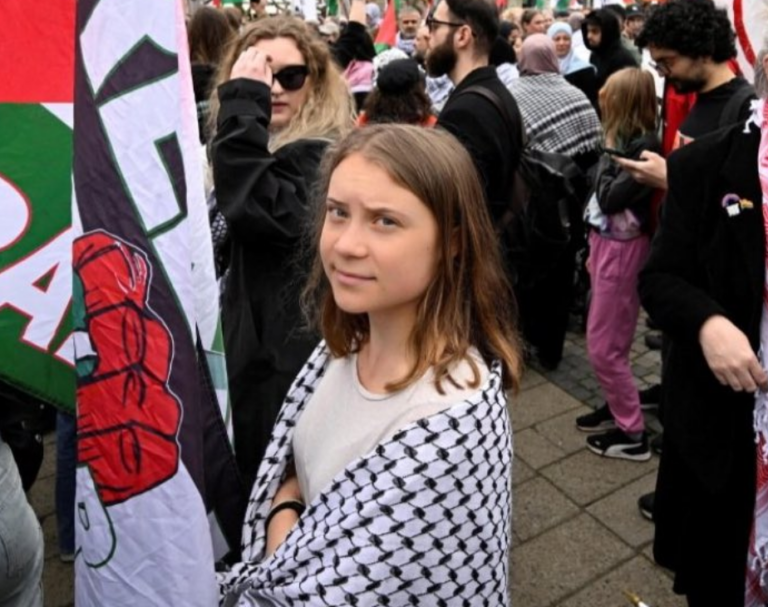 Tisíce ľudí v Malmö protestovali proti účasti Izraela v Eurovízii. Medzi nimi aj Greta