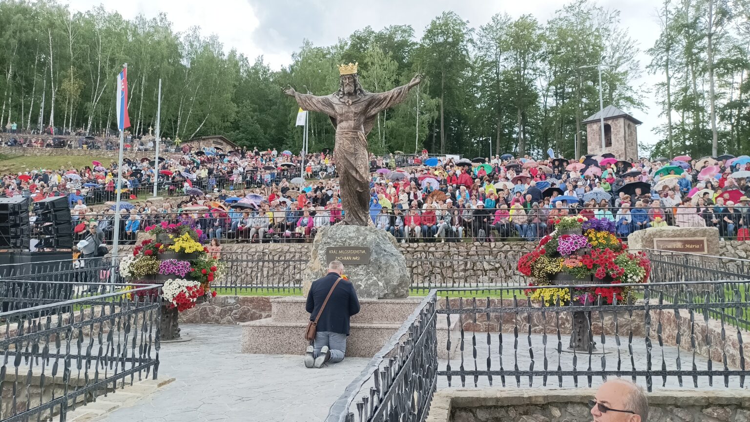 Na púti mohlo byť odhadom až sedem tisíc pútnikov, Foto: Ľubomír Chochula