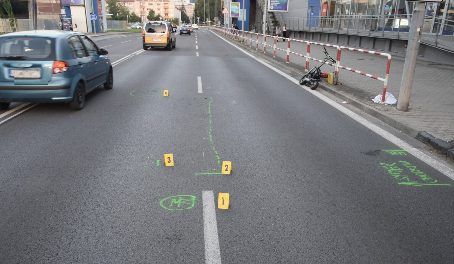 Tragédia sa stala vlani v auguste v blízkosti obchodného centra Max v Trenčíne. Foto: KR PZ Trenčín