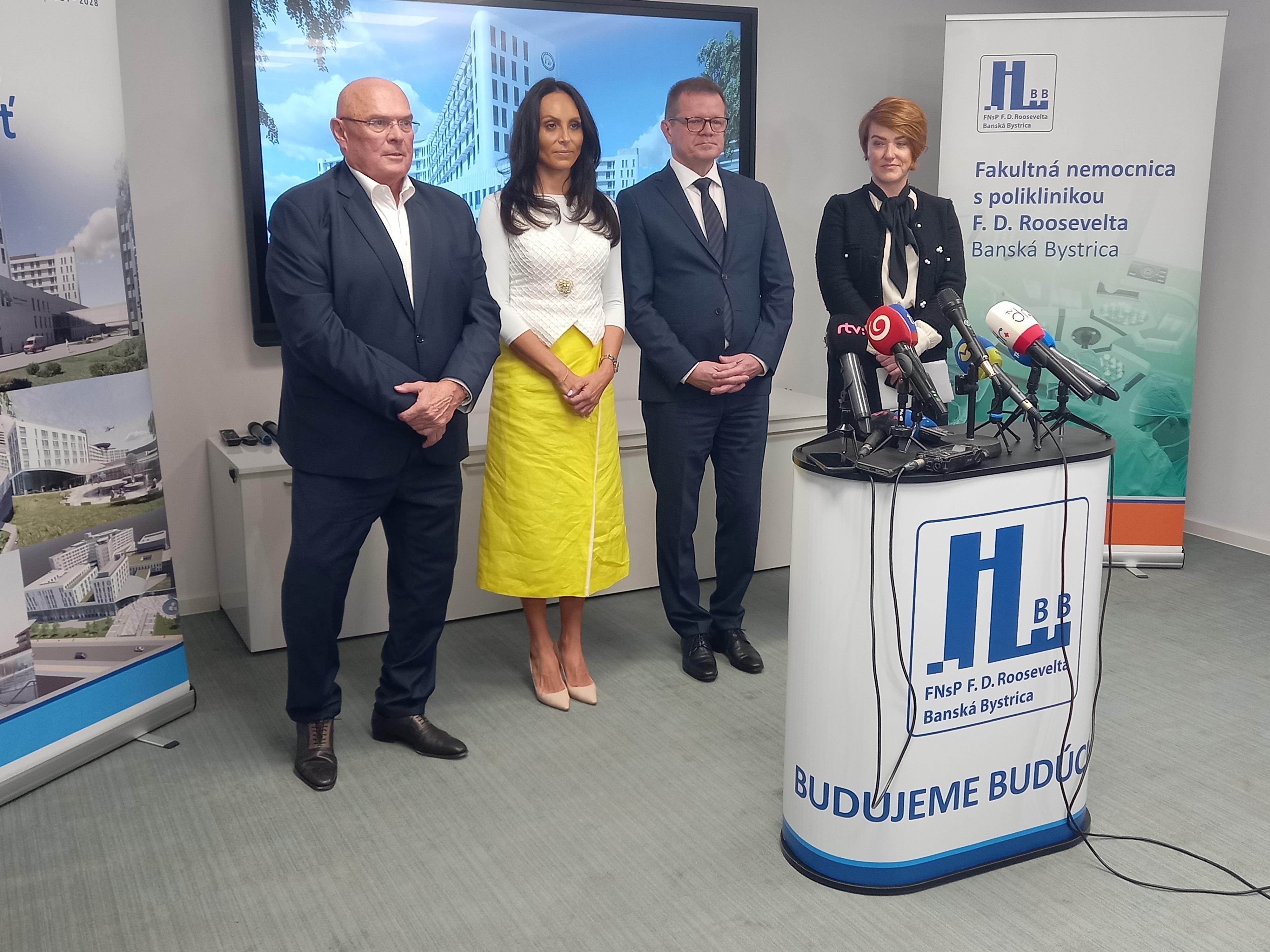 V Banskej Bystrici vyrastie nová nemocnica. Zmluva s jej zhotoviteľom je už podpísaná