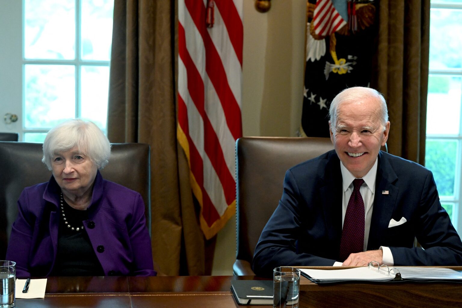Janet Yellenová a Joe Biden. Foto: Profimedia.sk