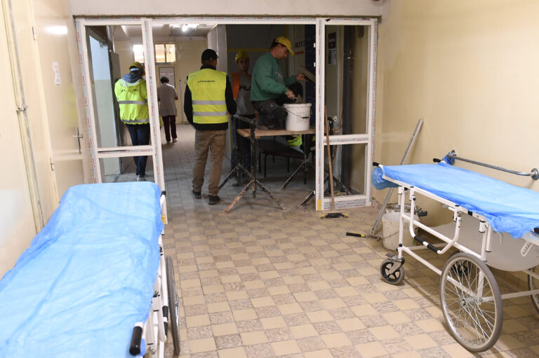Nemocnica s poliklinikou (NsP) Prievidza. Foto: Radovan Stoklasa/TASR