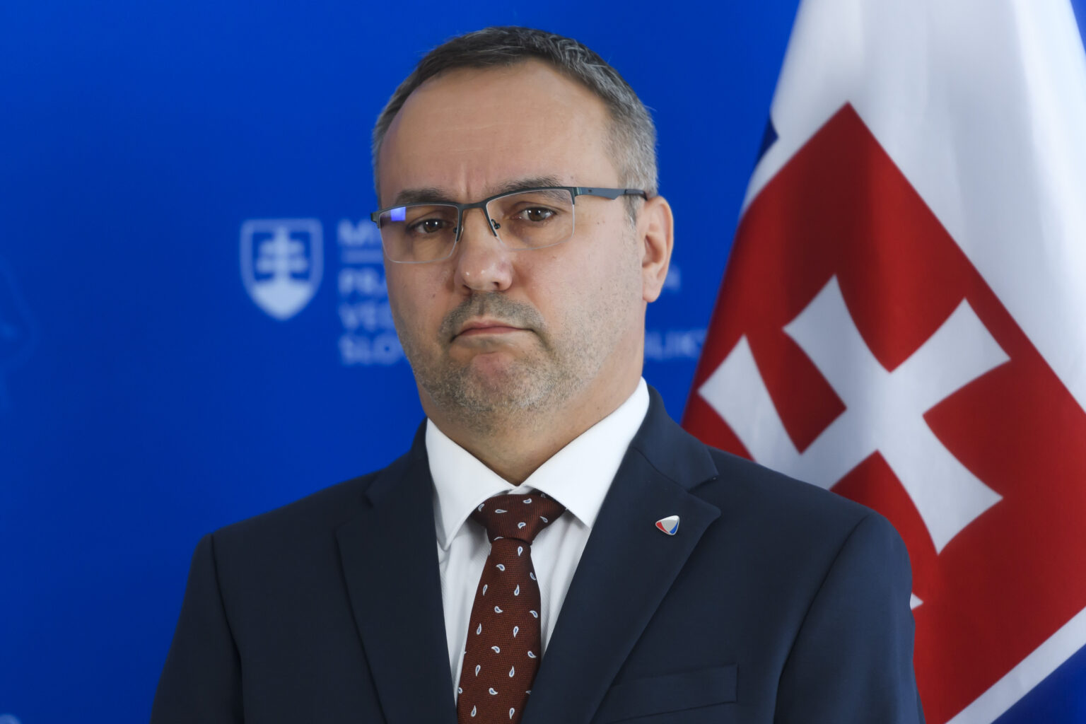 Generálny riaditeľ Sociálnej poisťovne Michal Tariška počas tlačovej konferencie na tému: Spustenie automatického výpočtu dôchodku (na portáli elektronický účet poistenca). V Bratislave 3. júna 2024. Foto: Jaroslav Novák / TASR