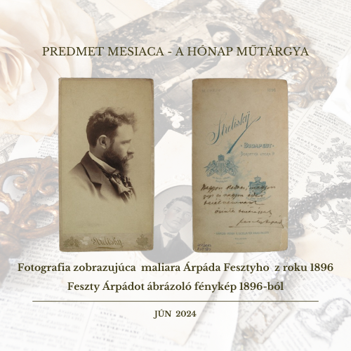 Fotografia, na ktorej je zachytený maliar Árpád Feszty. Zdroj: Gemersko-malohontské múzeum R. Sobota