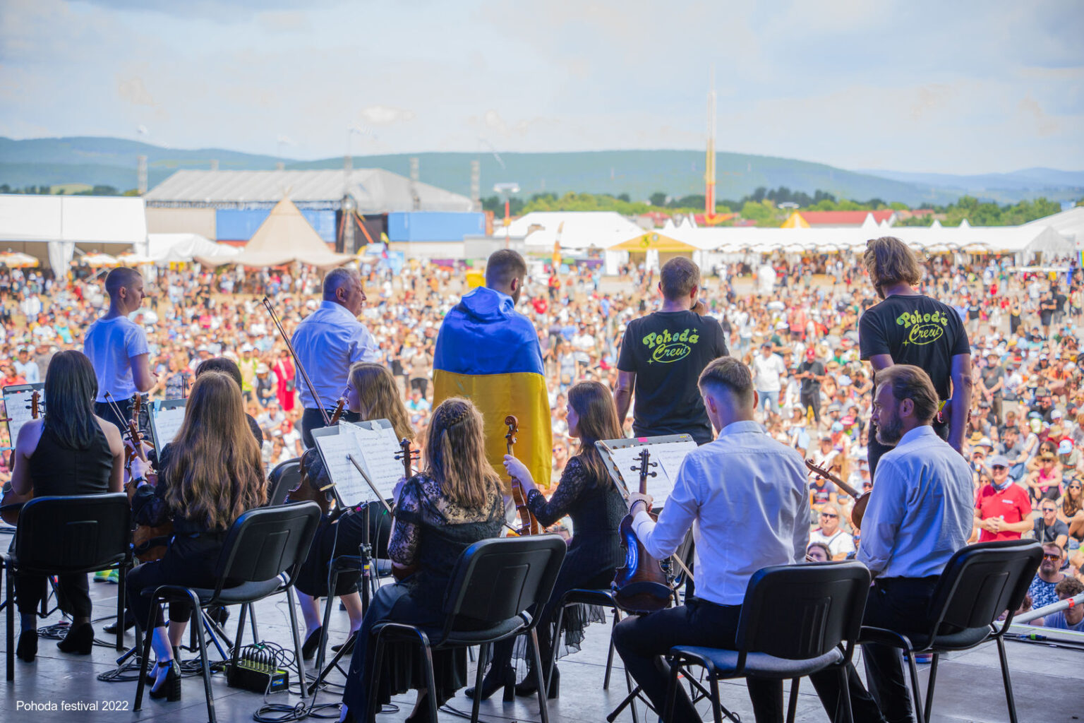 Filharmonický orchester z Luhansku na Pohode 2022. Foto: Pohoda/archív