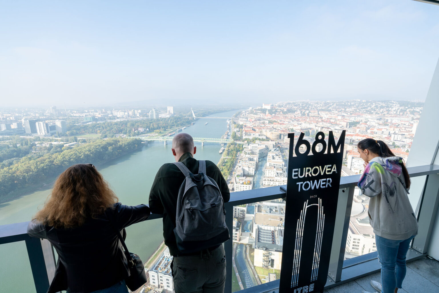 Z mrakodrapu je  Bratislava ako na dlani. Foto: JTRE 