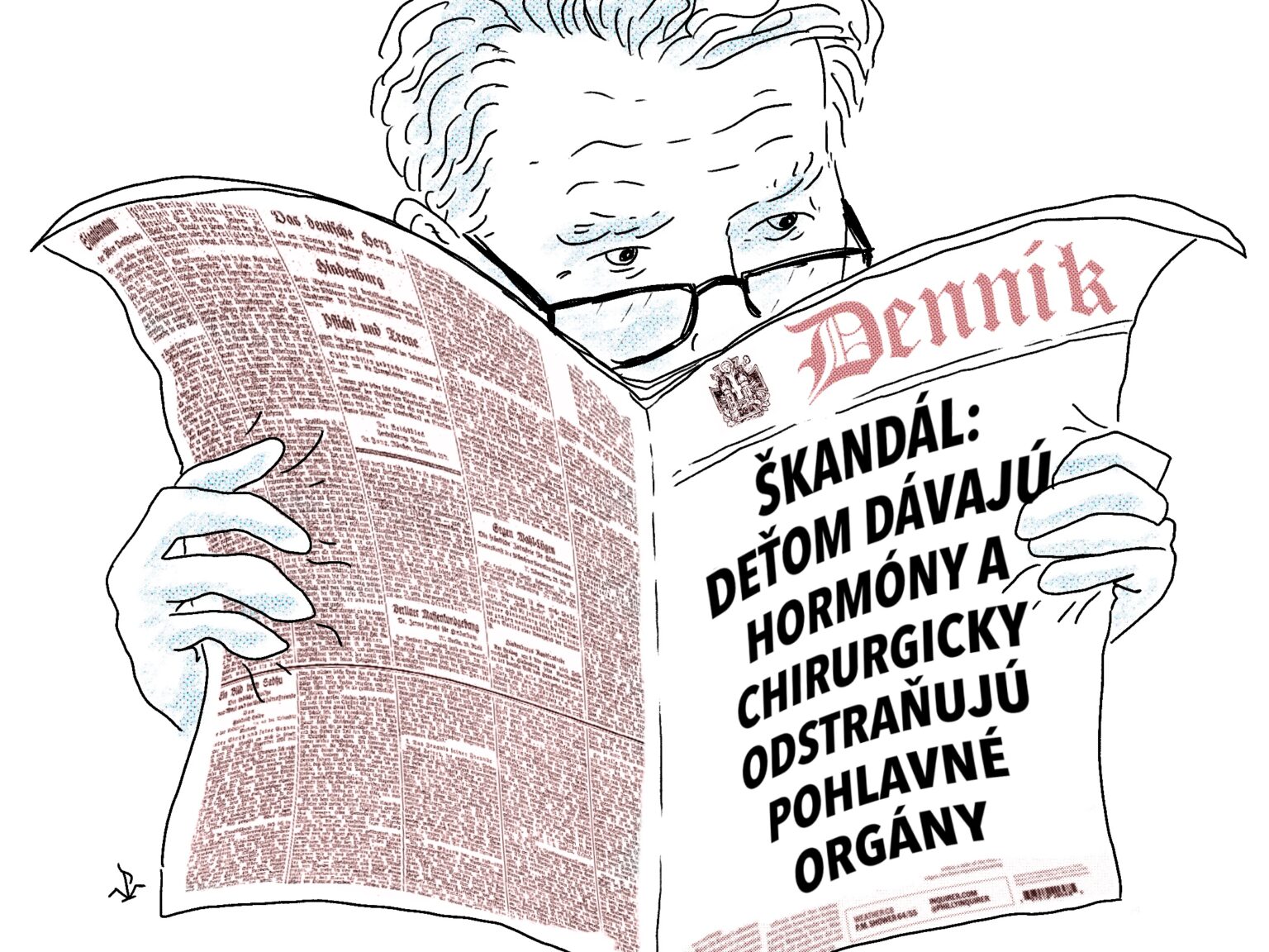 Ilustračná grafika. Autor: Vlado Palša