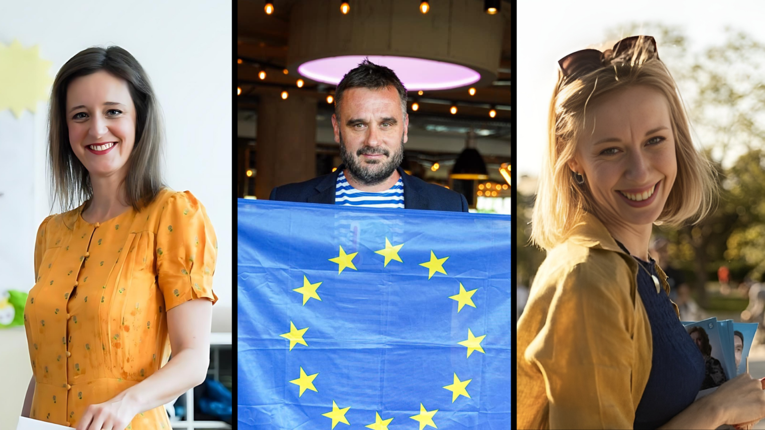 Zľava doprava: Ľubica Karvašová, Michal Wiezik, Lucia Yar. Foto Facebook, fotomontáž Štandard