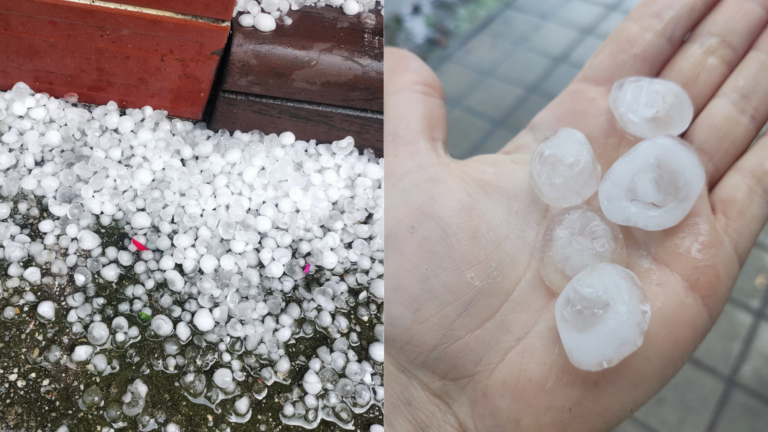 Západné Slovensko postihli intenzívne búrky sprevádzané veľkými krúpami