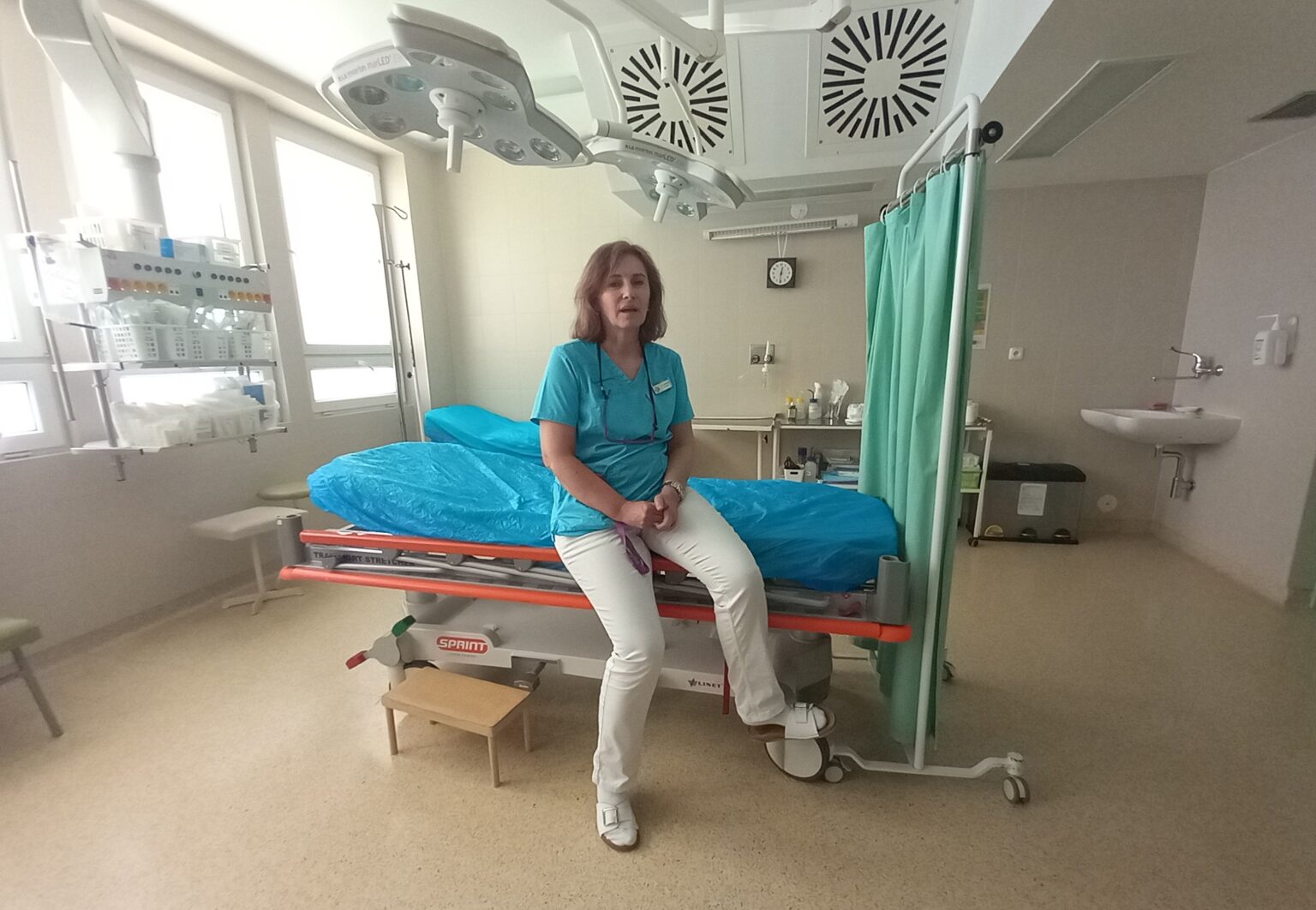 Vedúca sestra na urgentnom príjme Jana Niklová potvrdila nárast agresívnych pacientov v Nemocnici s poliklinikou v Brezne. Foto: Mário Kaprálik