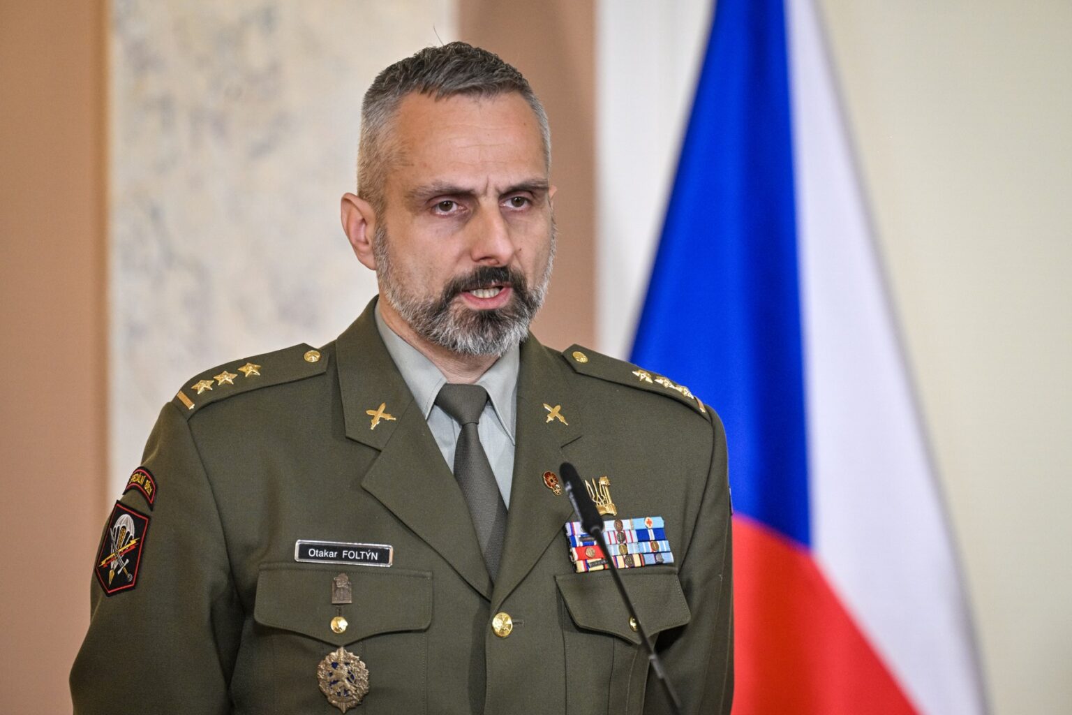 Otakar Foltýn, právnik a dôstojník Armády Českej republiky, vládny koordinátor pre strategickú komunikáciu na Úrade českej vlády. Foto: Profimedia.sk/ Šimánek Vít
