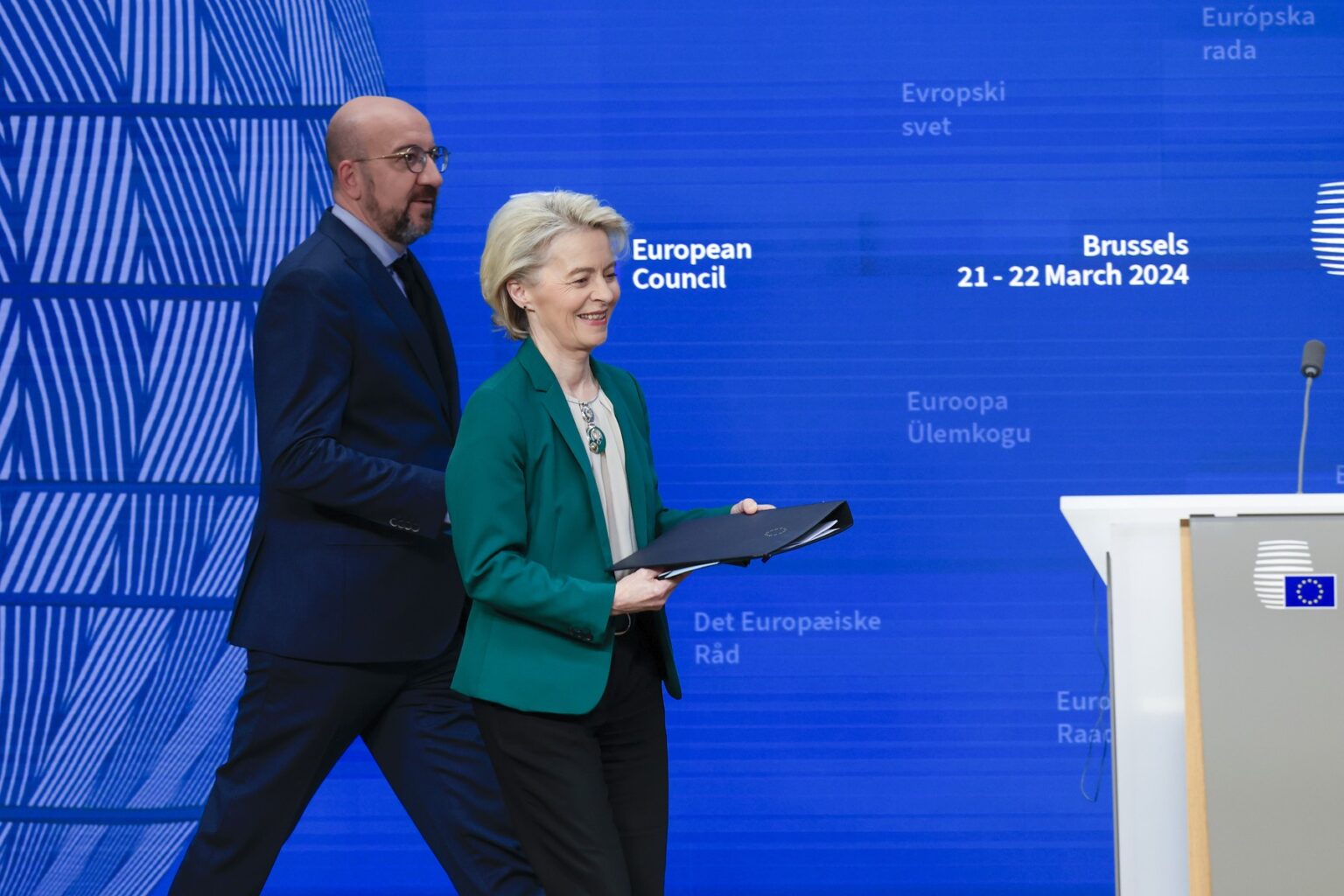 Charles Michel a  Ursula von der Leyenová. Foto: Profimedia.sk