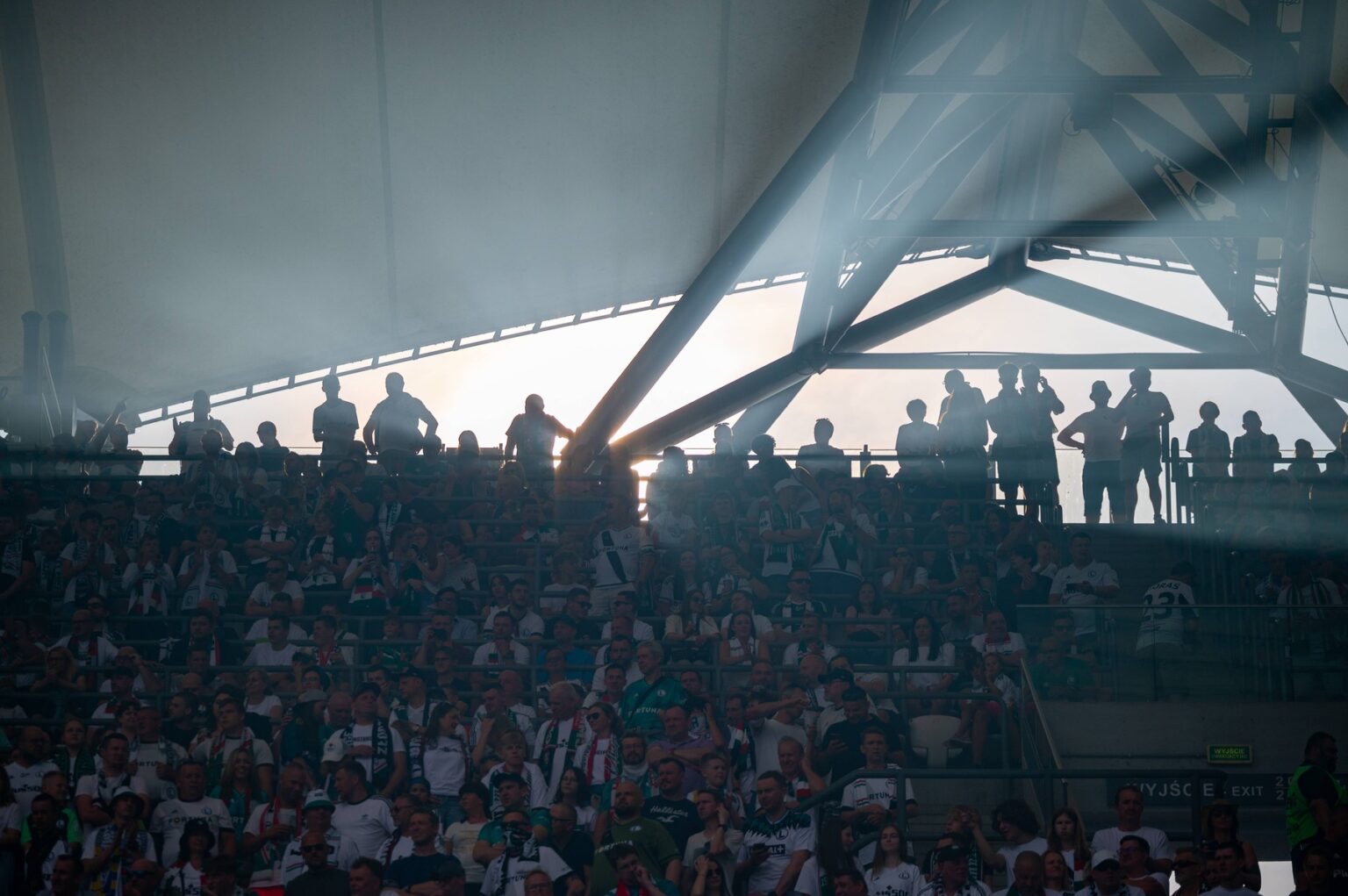 Priaznivci varšavského futbalového klubu Legie Varšava. Foto: Profimedia.sk