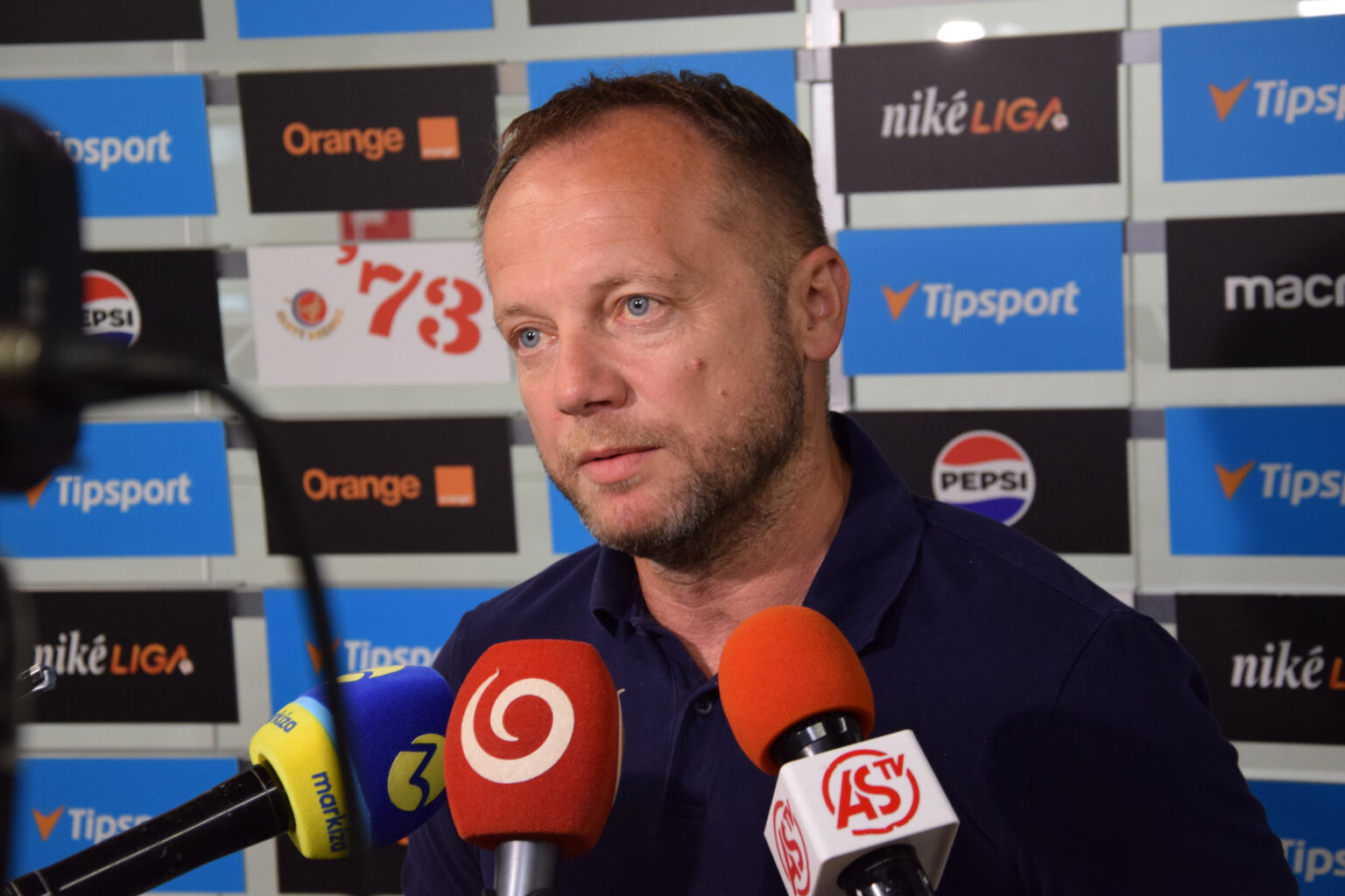 Róbert Rybníček na tlačovom brífingu pred štartom sezóny. Foto: Rasťo Harakal