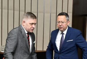 Robert Fico a Ladislav Kamenický.