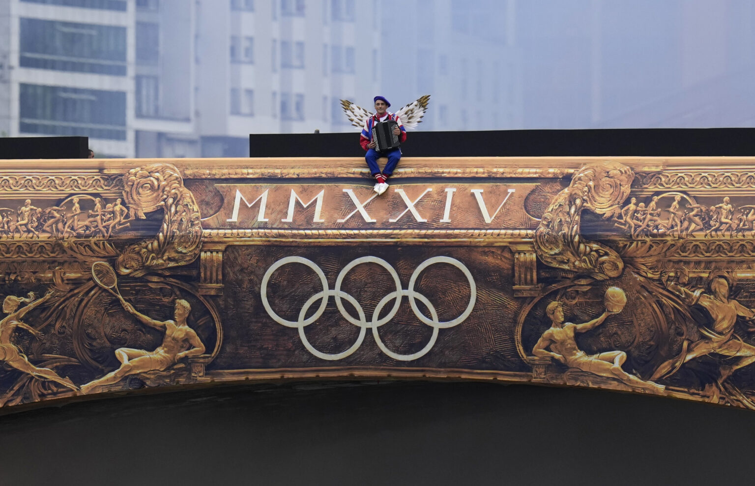 Ilustračná foto. Otvárací ceremoniál olympiády v Paríži. Foto TASR/AP