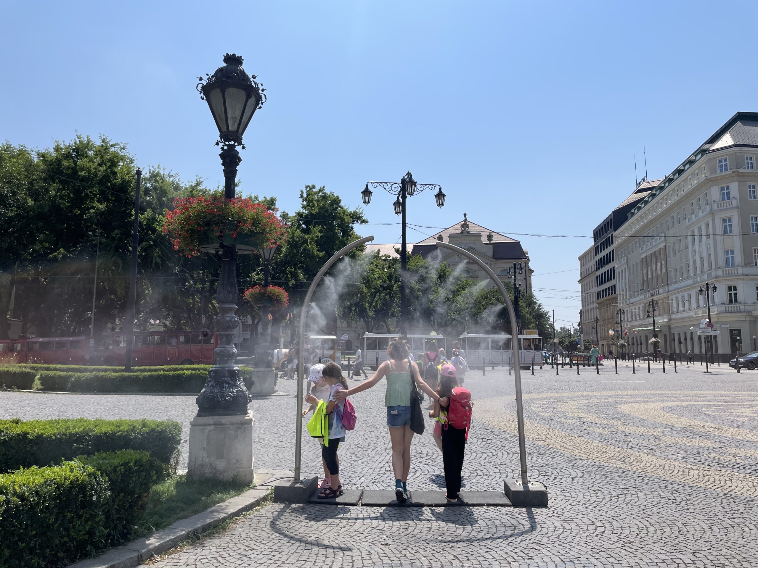 Hmlová fontána na Hviezdoslavovom námestí v Bratislave. Foto: Miroslava Pavlíková