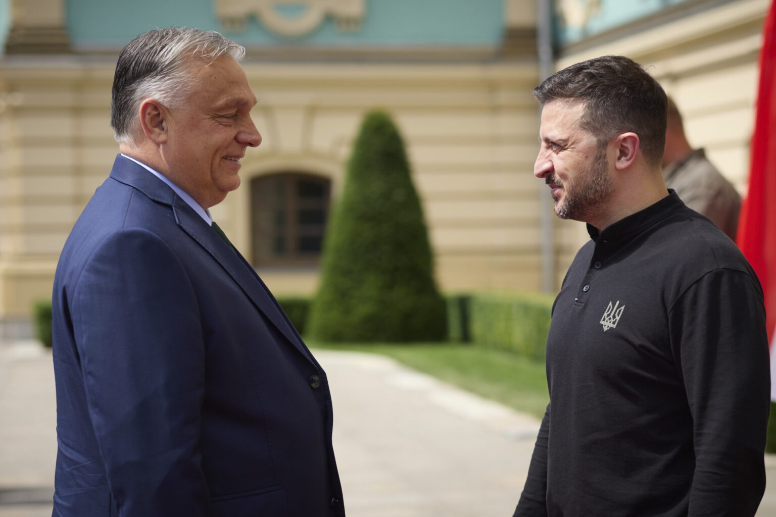 Viktor Orbán a Volodymyr Zelenskyj. Foto: TASR/AP.