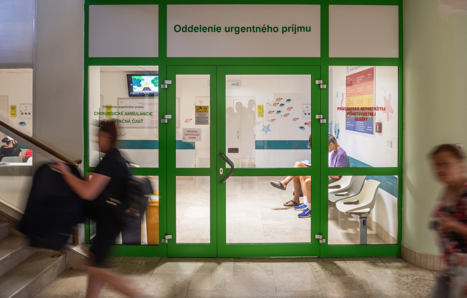 Oddelenie urgentého príjmu Národného ústavu detských chorôb. Foto: Jaroslav Novák/TASR