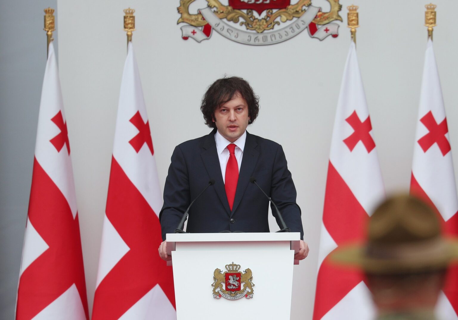 Gruzínsky premiér Irakli Kobachidze. Foto: Profimedia.sk
