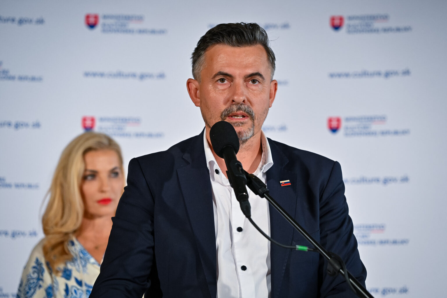 Lukáš Machala a Martina Šimkovičová. Foto: Pavol Zachar/TASR