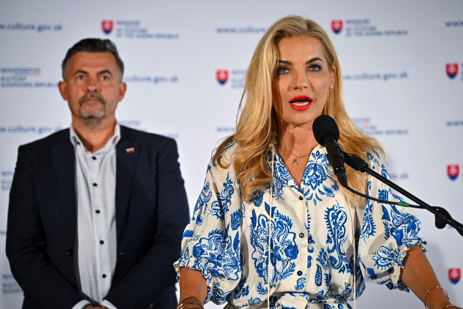 Martina Šimkovičová, Lukáš Machala. Foto: Pavol Zachar/TASR