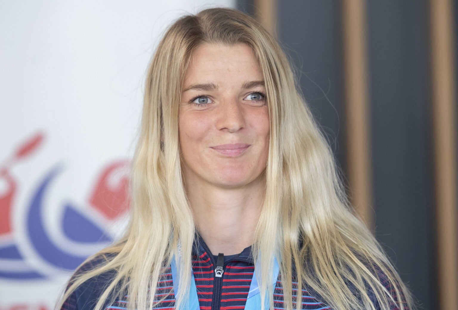 Slovenská reprezentantka vo vodnom slalome Eliška Mintálová 4. septembra 2023 v Bratislave. Foto: TASR/Martin Baumann
